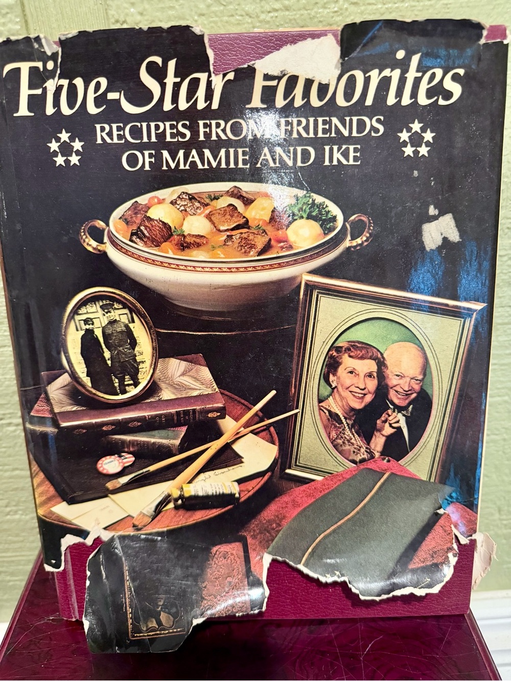 Five-Star Favorites Recipes from Friends of Mamie & Ike Eisenhower HC DJ 1974